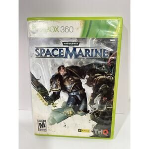 Warhammer 40,000: Space Marine (Xbox 360 2011) Complete W Manual Fast Shipping!!